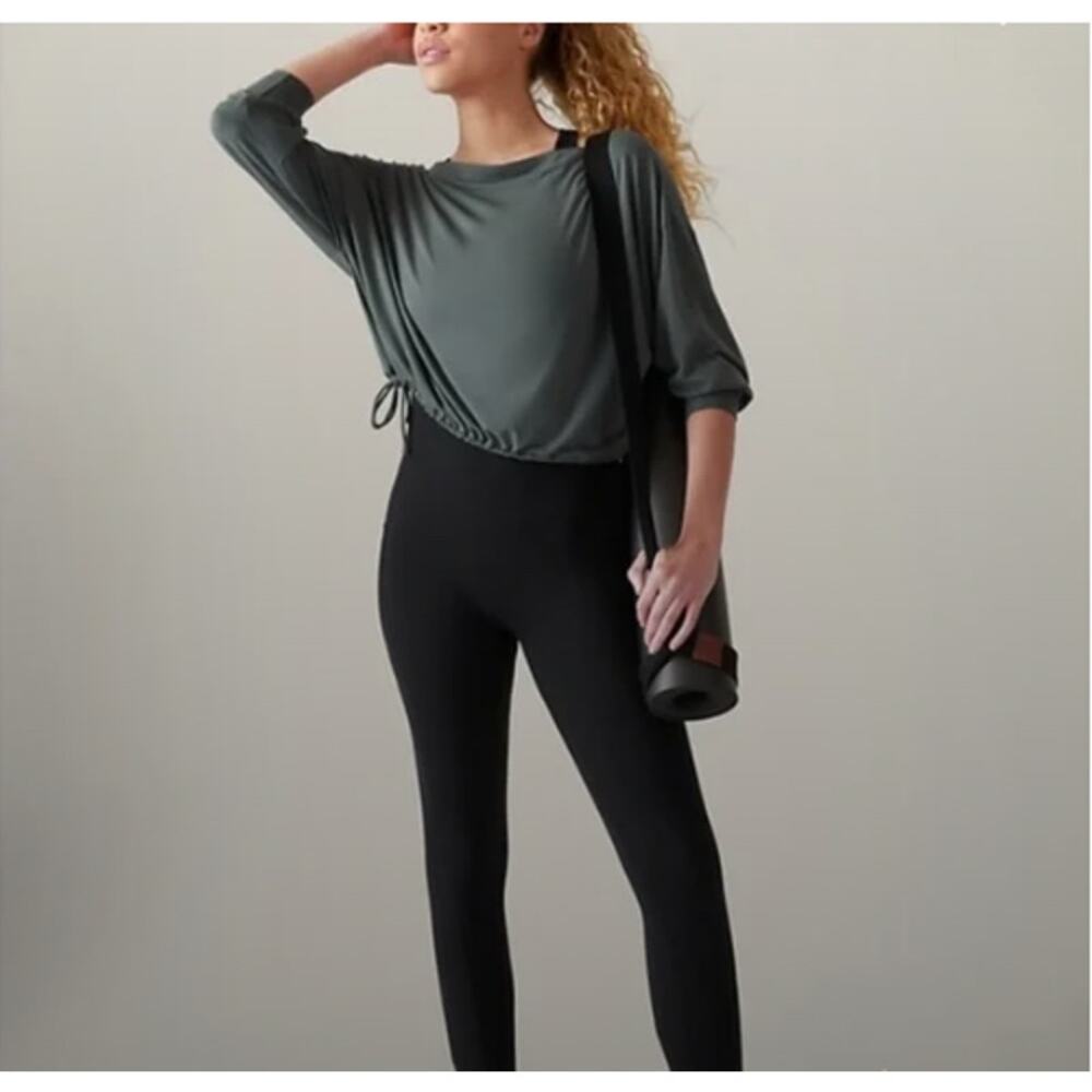 Athleta Cool Down Top, Bali Green, Size Medium - Picture 3 of 9